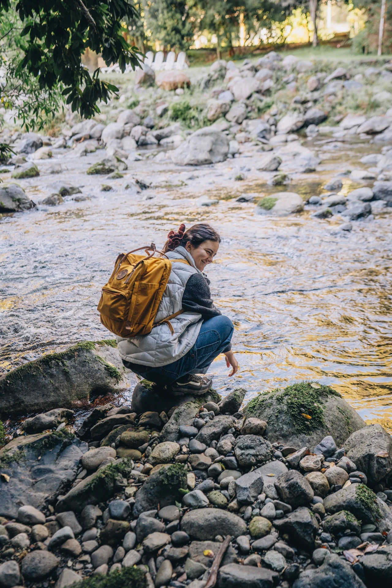 Descanso a orillas del río Liucura